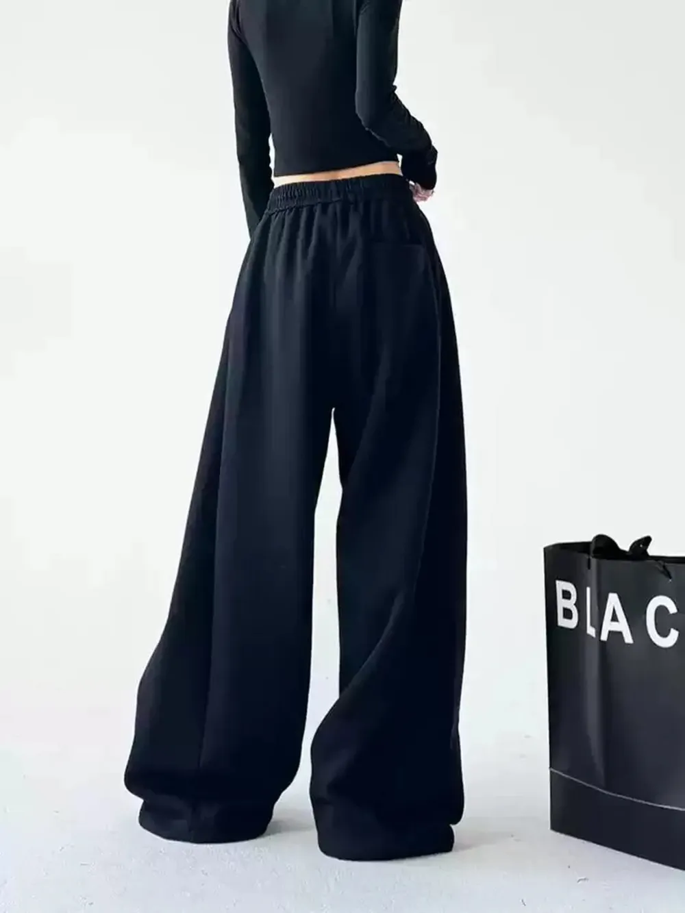 Oversized Wide Leg Drawstring Pants, image 20