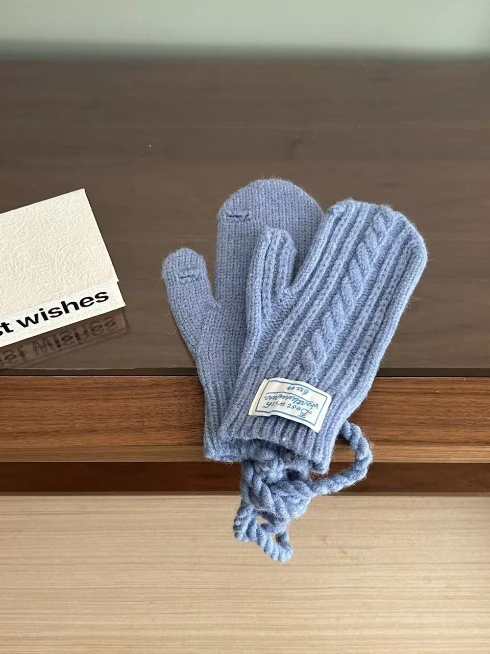 Cable Knit Warm Gloves, image 16