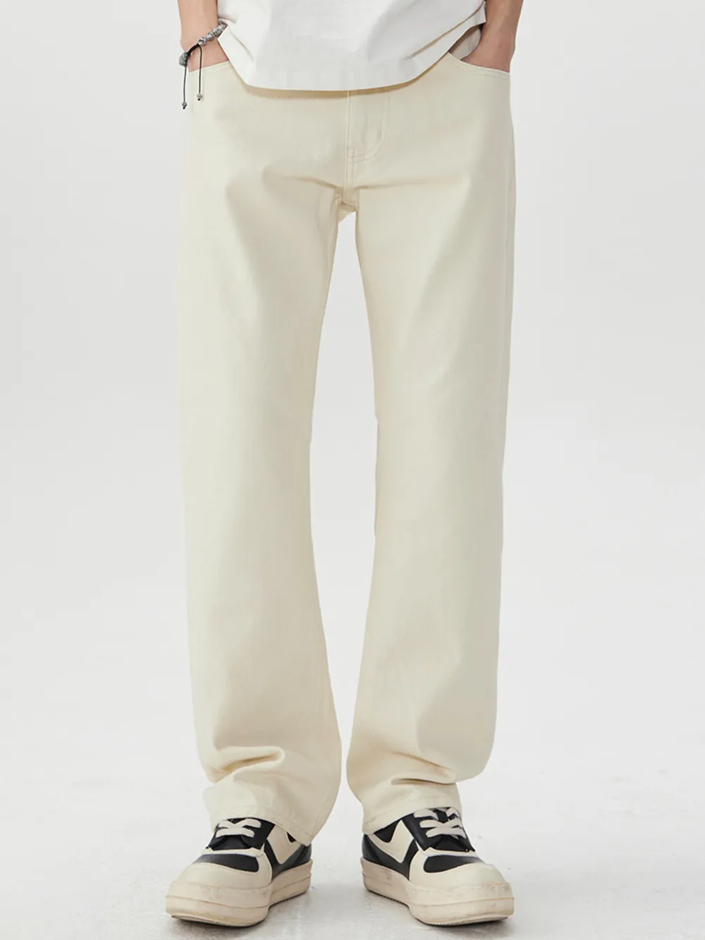 Men's Wide Leg Jeans, image 2