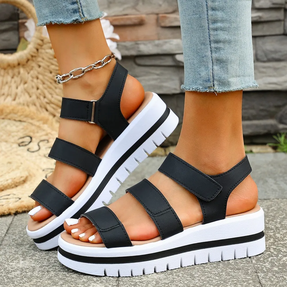 Open Toe Platform Sandals, image 3