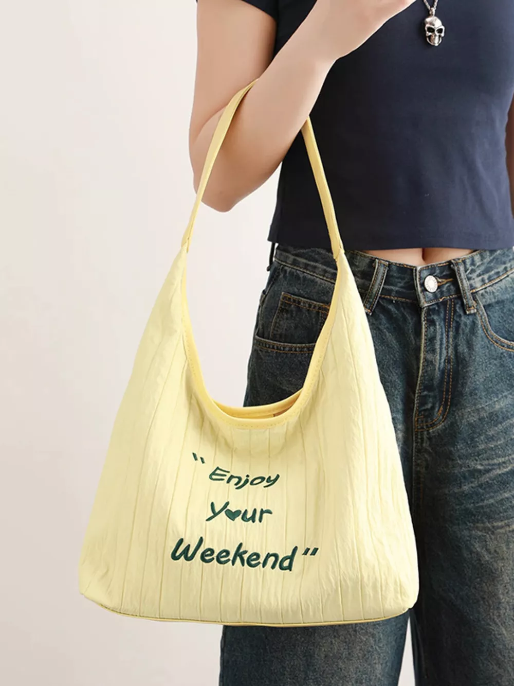 Letter Casual Shoulder Bag, image 2