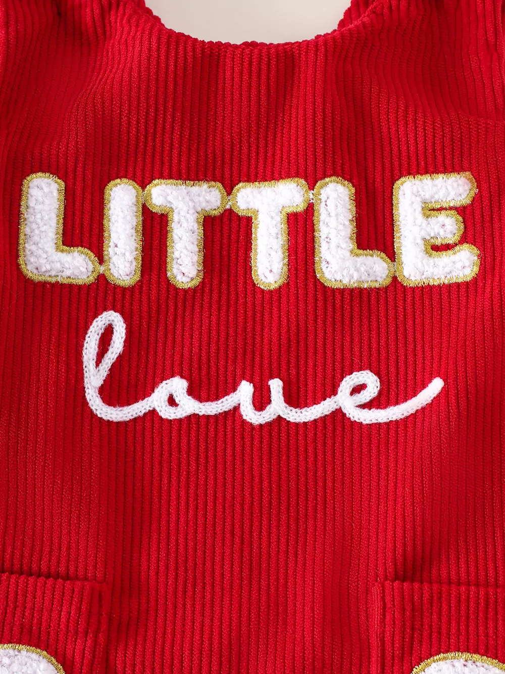 Children's Heart Print Bodysuit and Dress Outfit Set with Headband, image 4