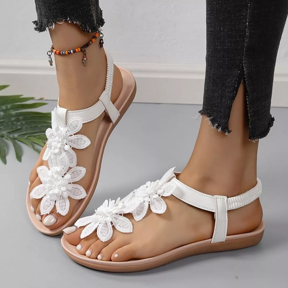 Toe Post Flats Sandals, image 4