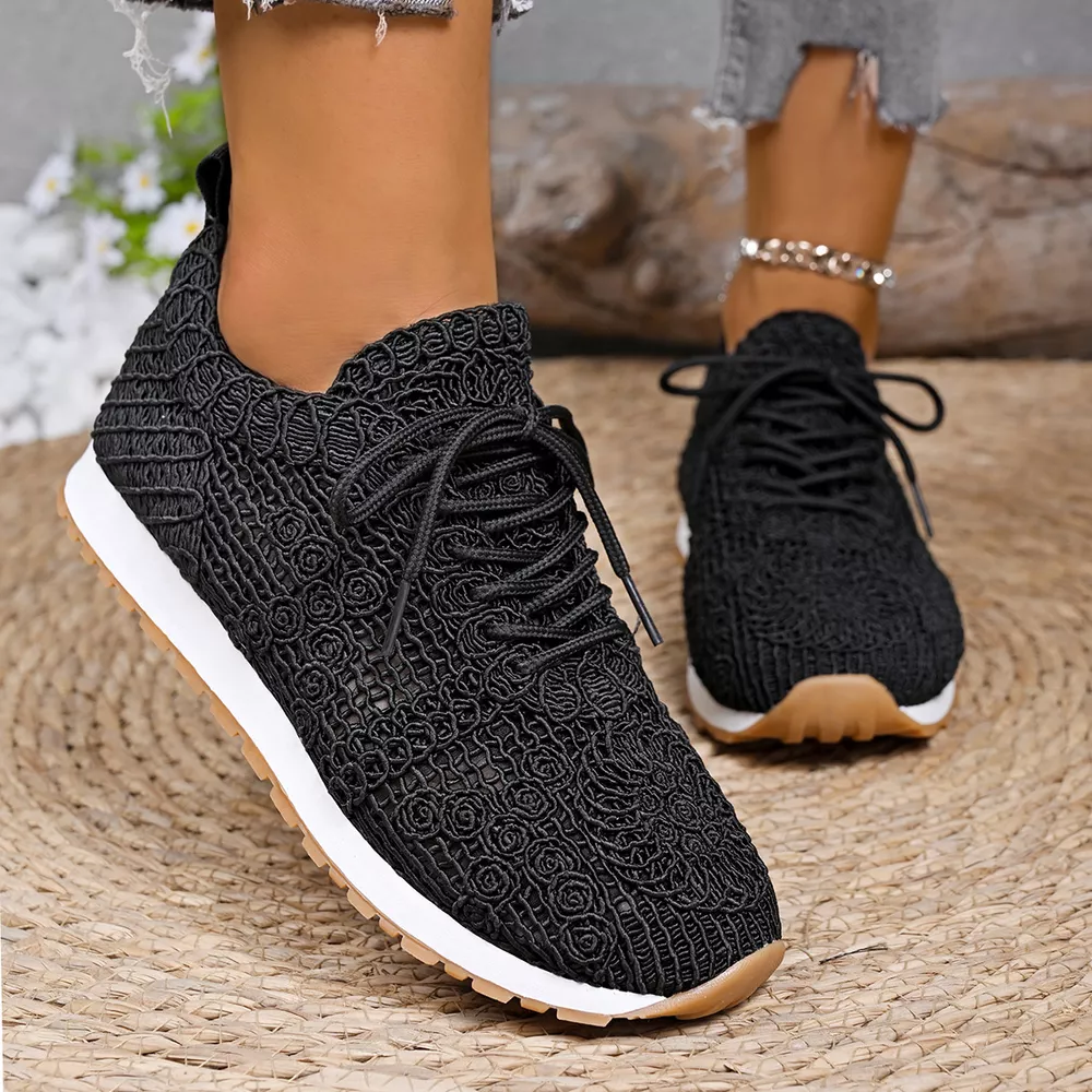 Round Toe Lace Up Sneakers, image 10
