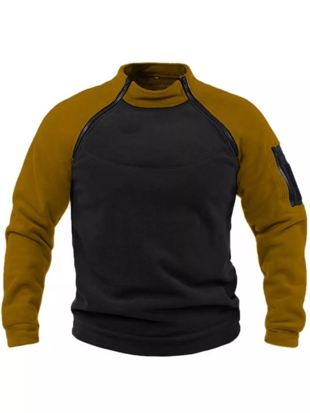 Men's Full Size Long Sleeve Fleece Sweatshirt Plus Size, image 10