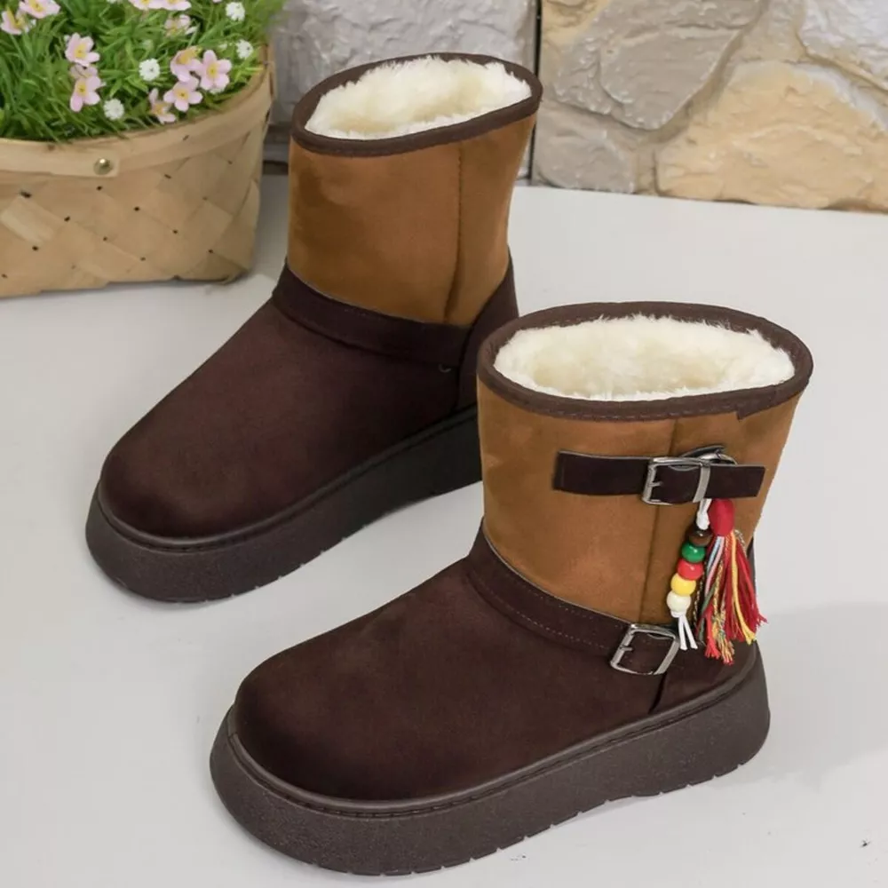 Bohemian Style Ankle Boots with Tassel Decor, image 10