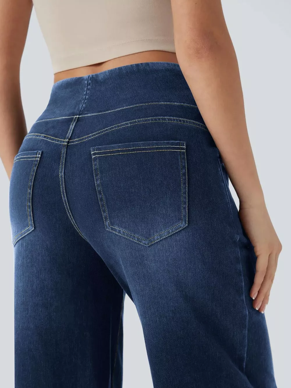 High-Waisted Wide Leg Jeans, image 11
