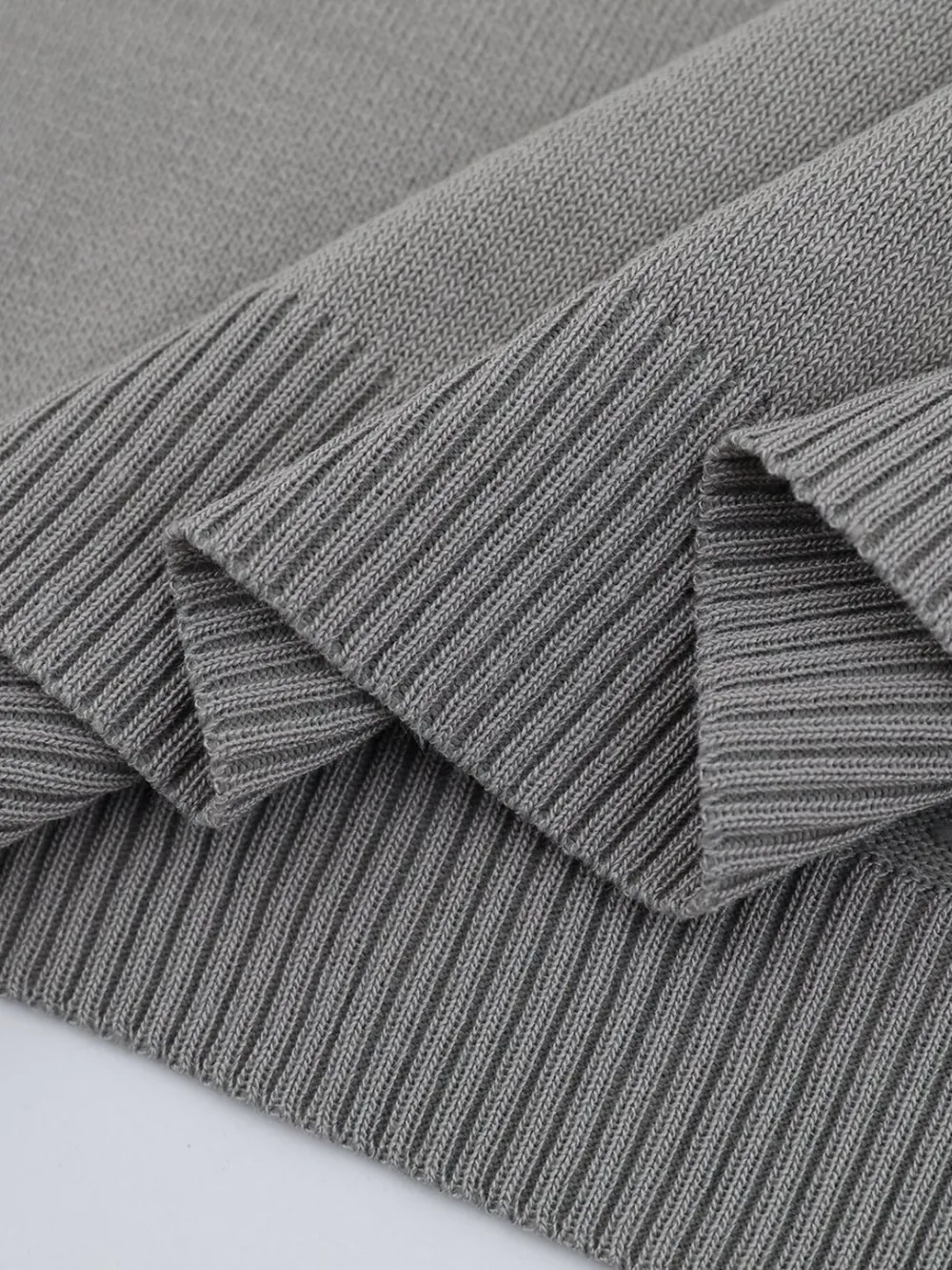 Men's Textured Cable Knit Short Sleeve Top, image 5