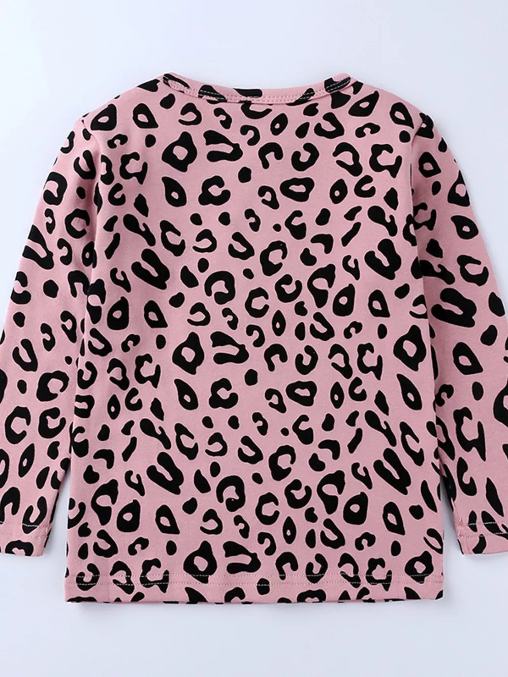 Children's Leopard Print Long Sleeve Top and Pants Set, image 6