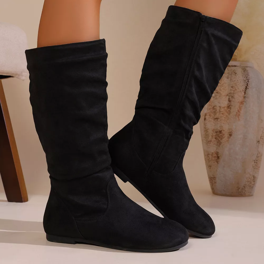 Size Zip Slouchy Boots, image 6
