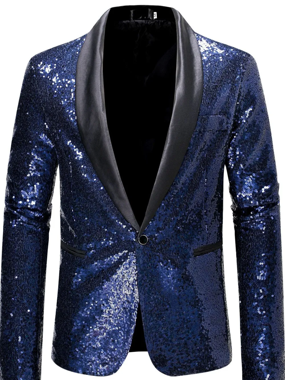 Men's Sequin Long Sleeve Blazer, image 17