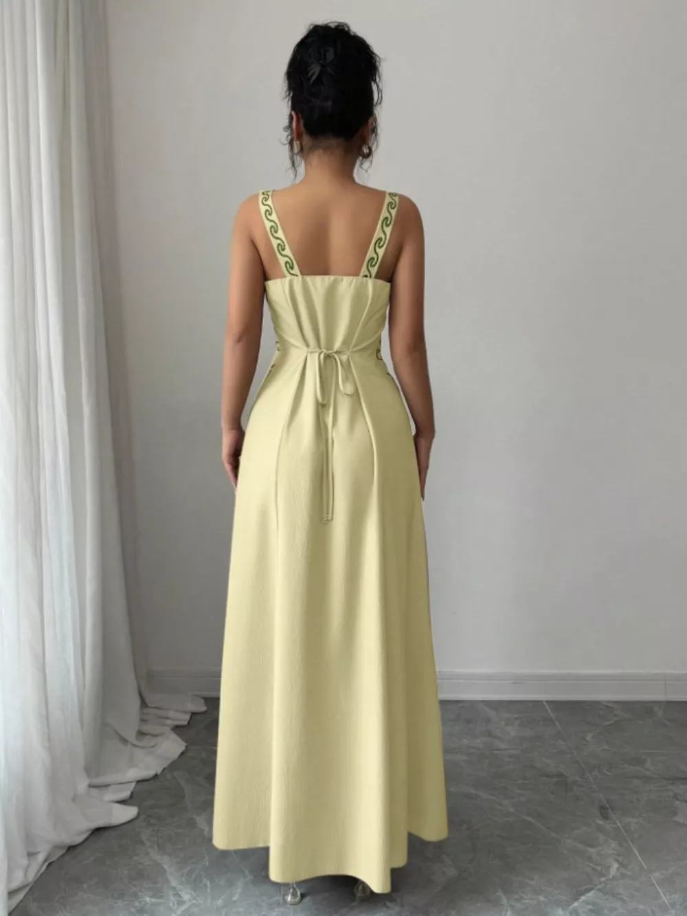 Floral Sleeveless Maxi Dress with Side Slit, image 11