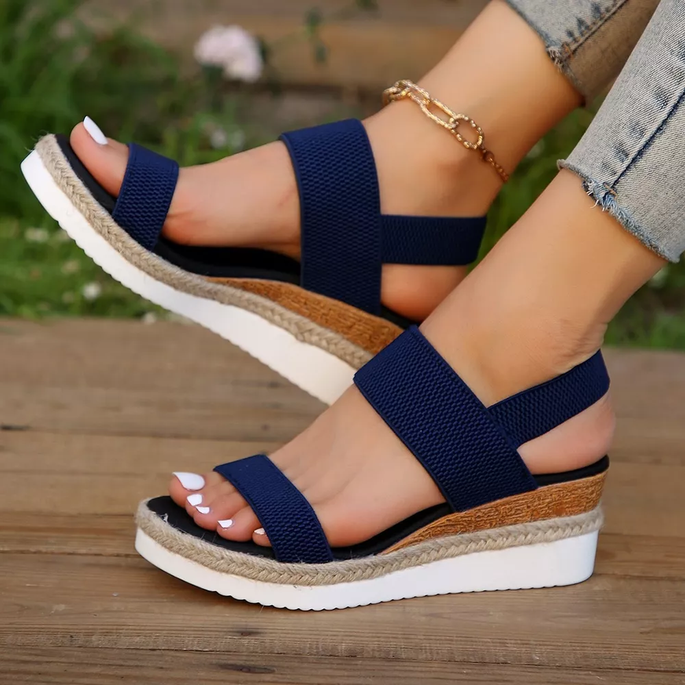 Open Toe Wedge Sandals, image 7