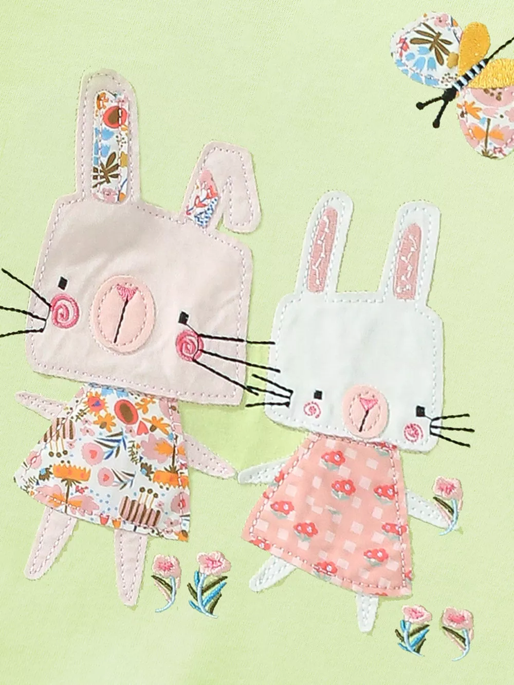 Children's Bunny Applique Short Sleeve T-Shirt, image 3