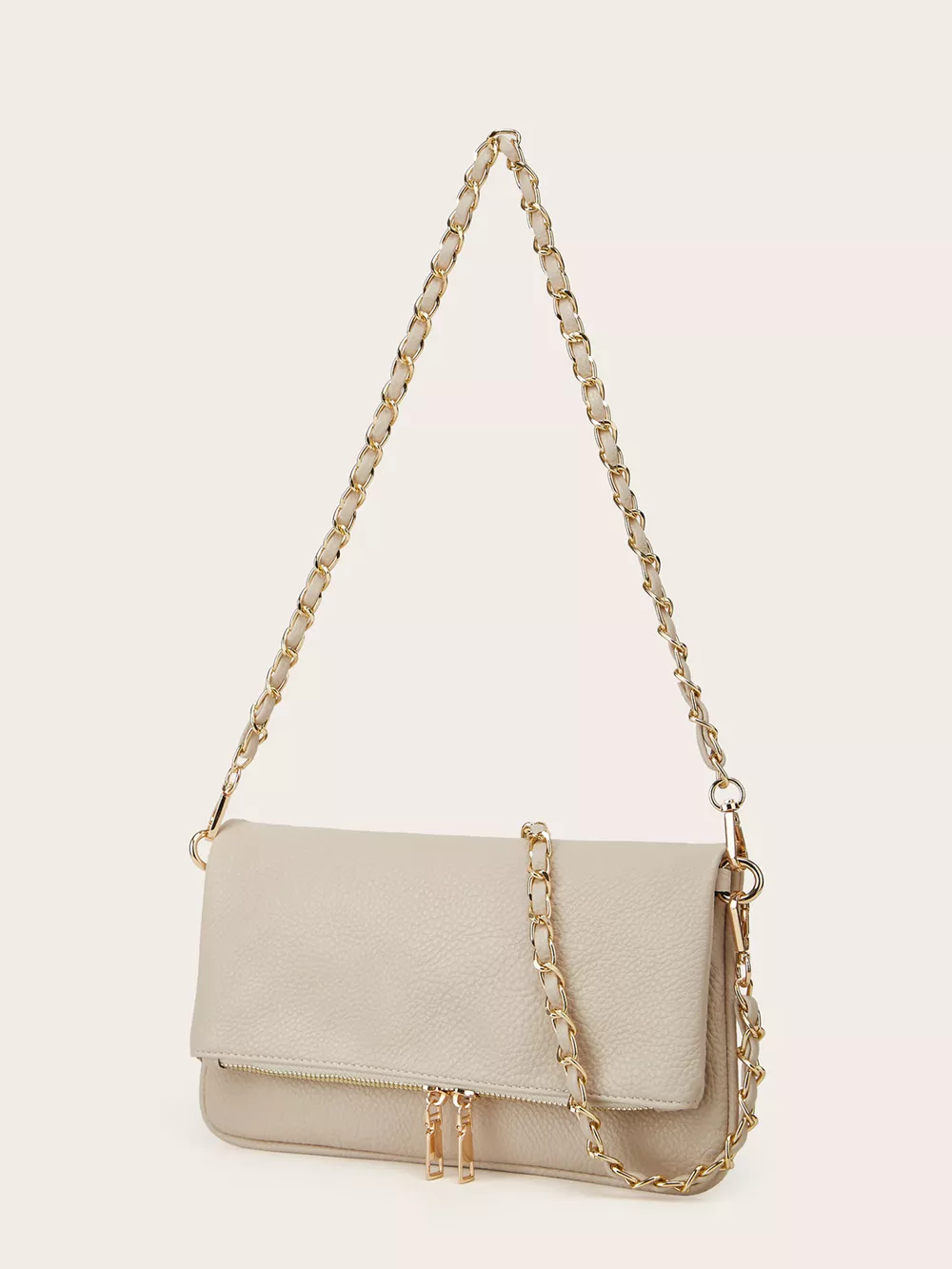 PU Leather Chain Strap Shoulder Bag, image 10