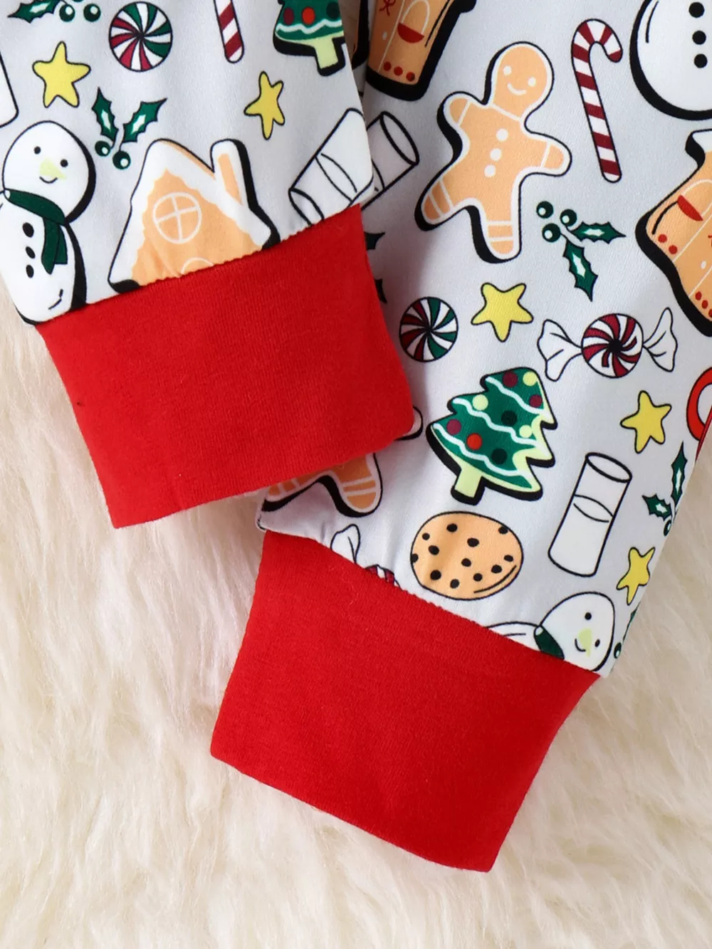 Children's Christmas Print Top and Pants Set, image 12