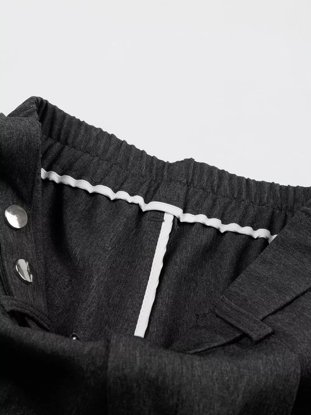 Men's High-Waisted Wide-Leg Pleated Pants, image 9