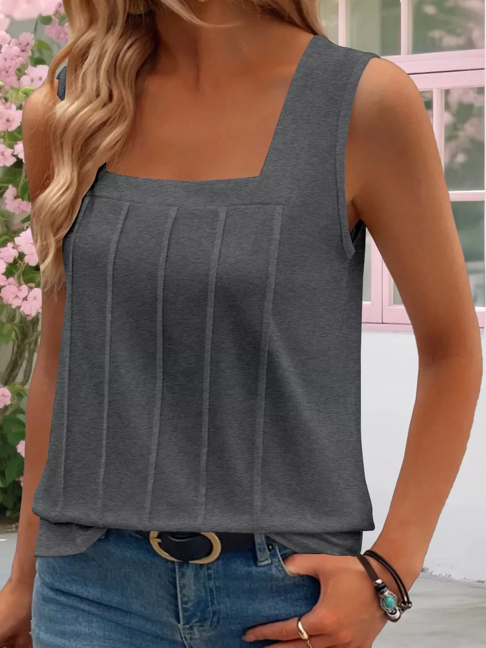 Square Neck Tank Top, image 7