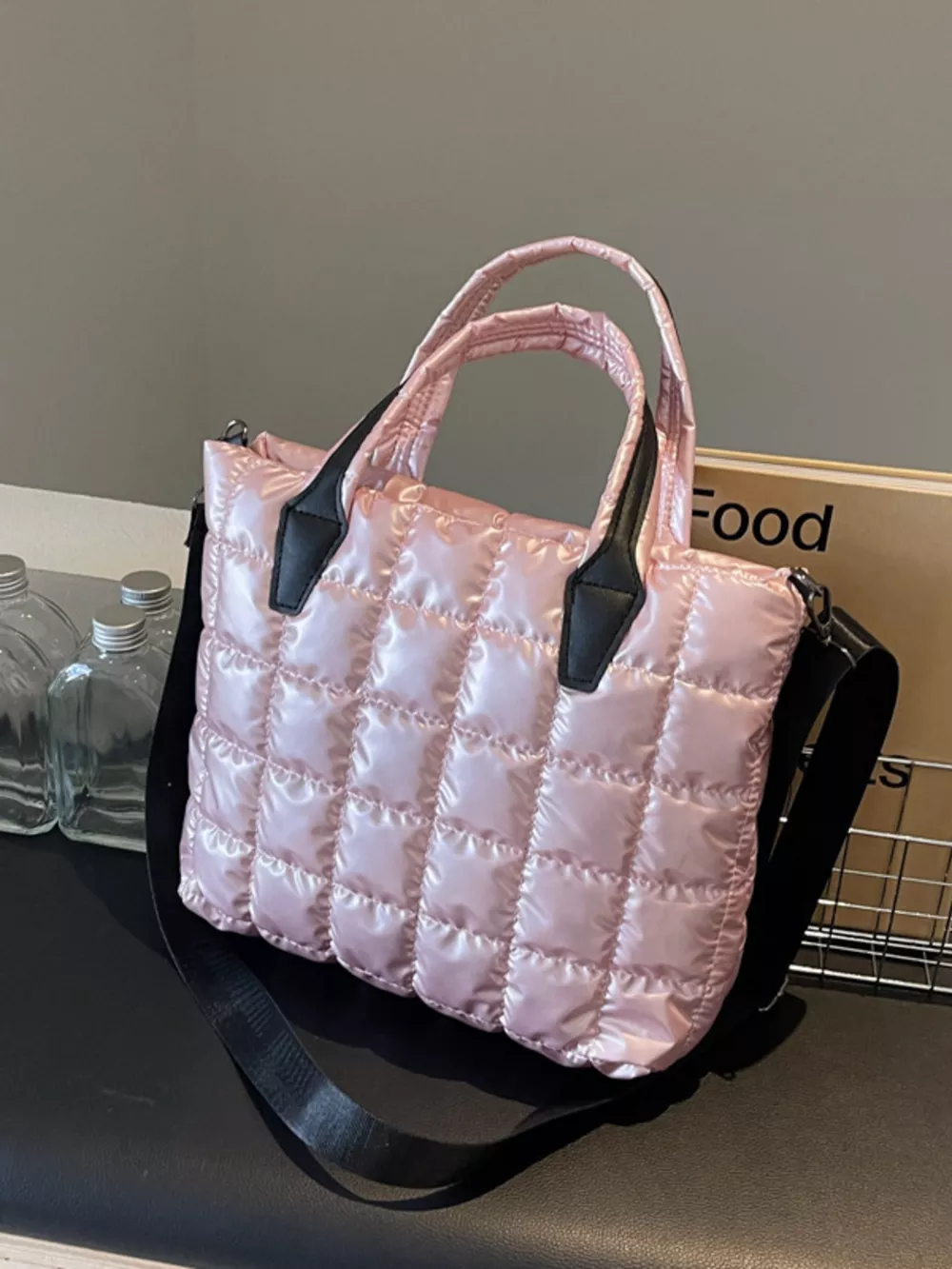 Bubble Textured Tote Crossbody Bag, image 13