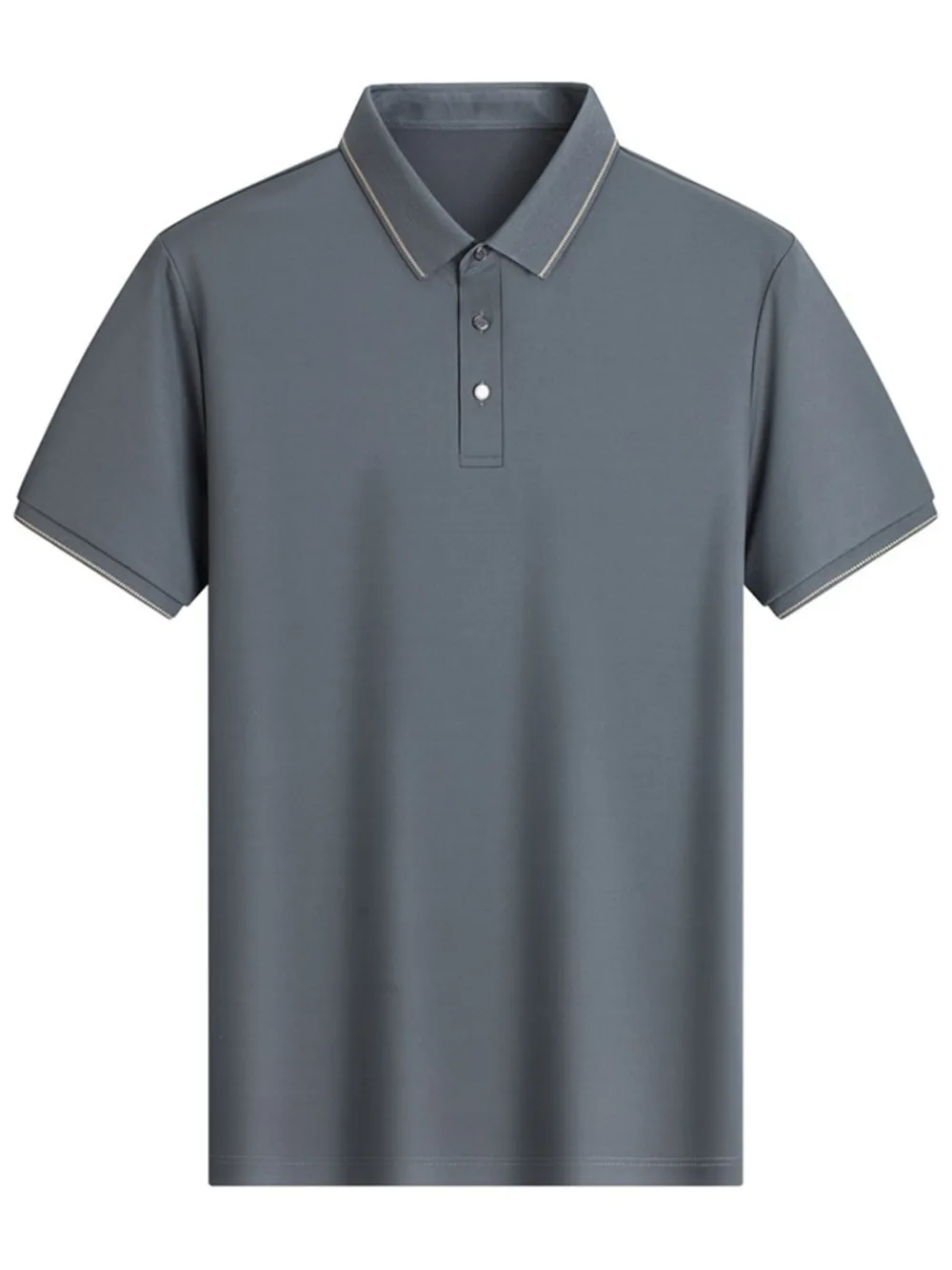 Men's Button Detail Short Sleeve Polo, image 6