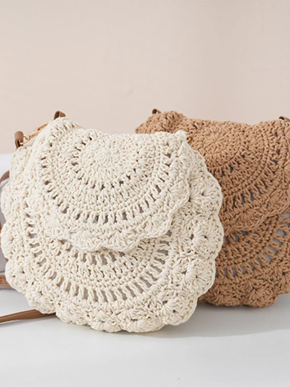 Boho Crochet Crossbody Bag
