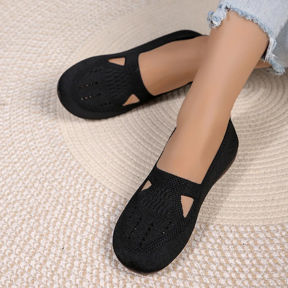 Cutout Mesh Slip Ons, image 2
