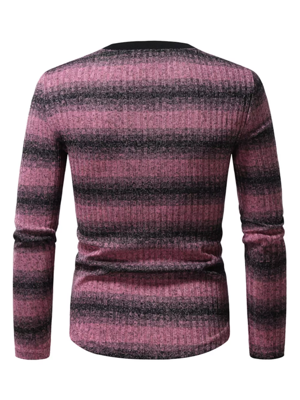 Men's Full Size Striped Long Sleeve T-Shirt Plus Size, image 4
