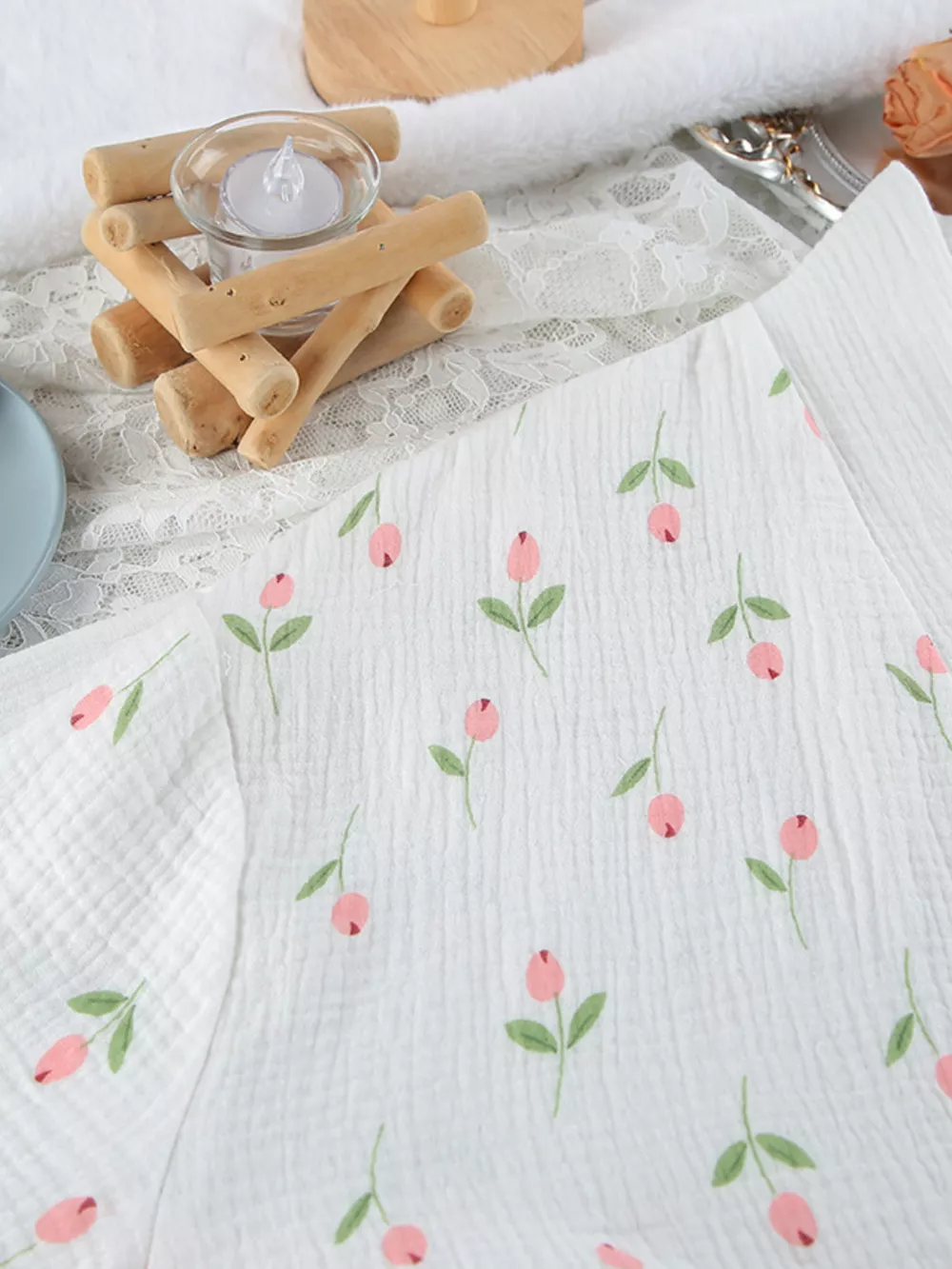Floral Print Lightweight Lounge Nightgown, image 9