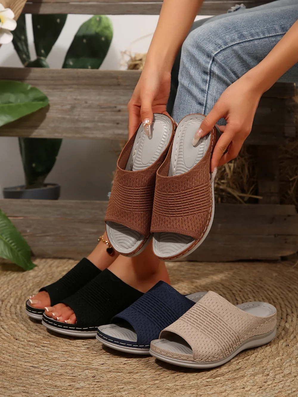Mesh Open Toe Sandals, image 18