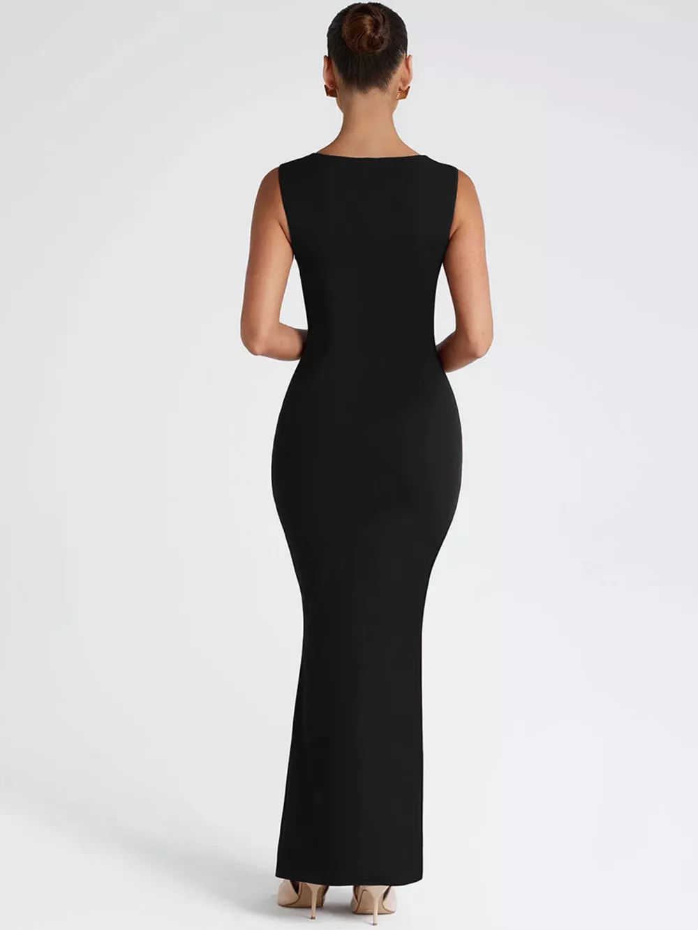 Square Neck Sleeveless Maxi Dress, image 5