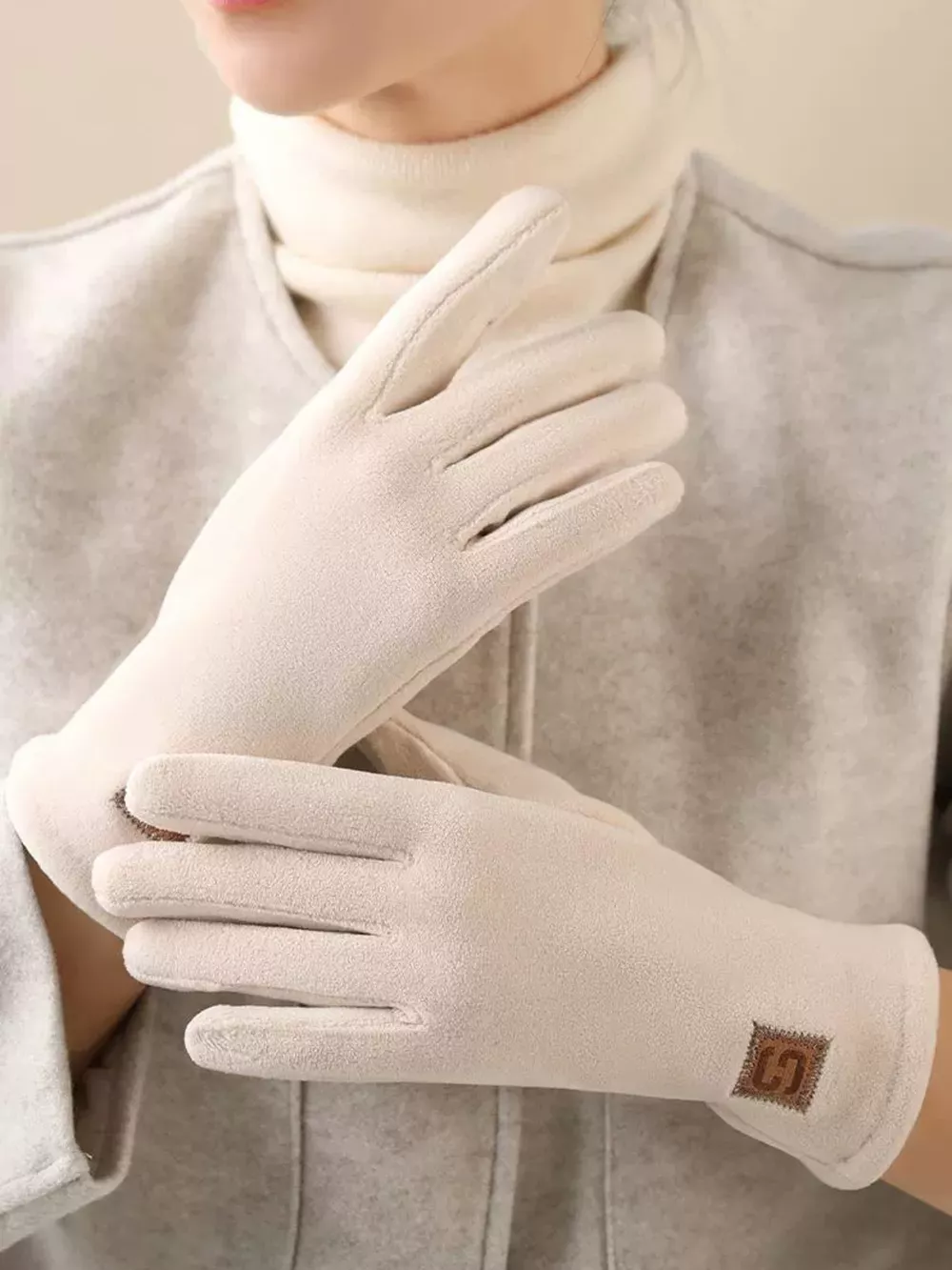 Fleece Touchscreen Gloves, image 4