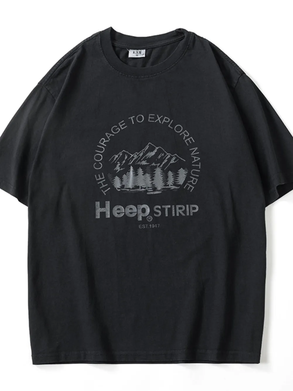 Men's Plus Size Round Neck Half Sleeve T-Shirt, image 5
