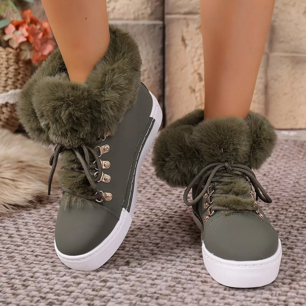 Round Toe Platform Boots, image 5