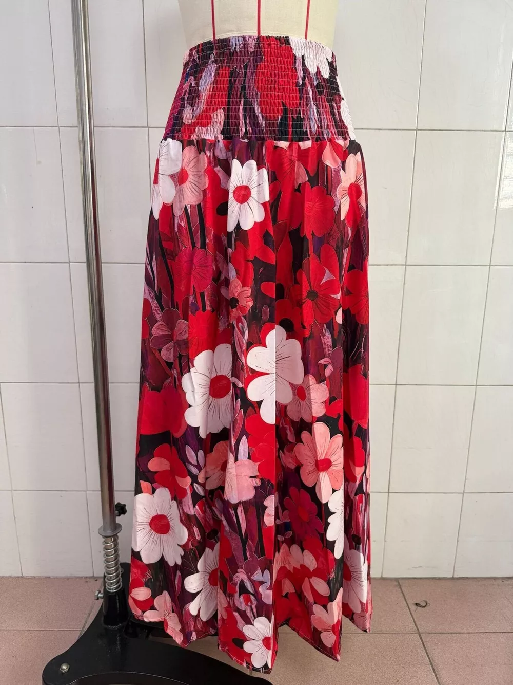 Floral Print High-Waisted Maxi Skirt, image 11