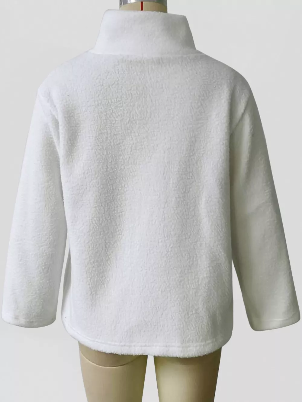 Sherpa Fleece Zip Up Outerwear, image 5