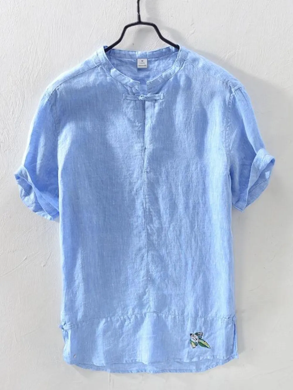 Men's Plus Size Lightweight Short Sleeve Blouse, image 4