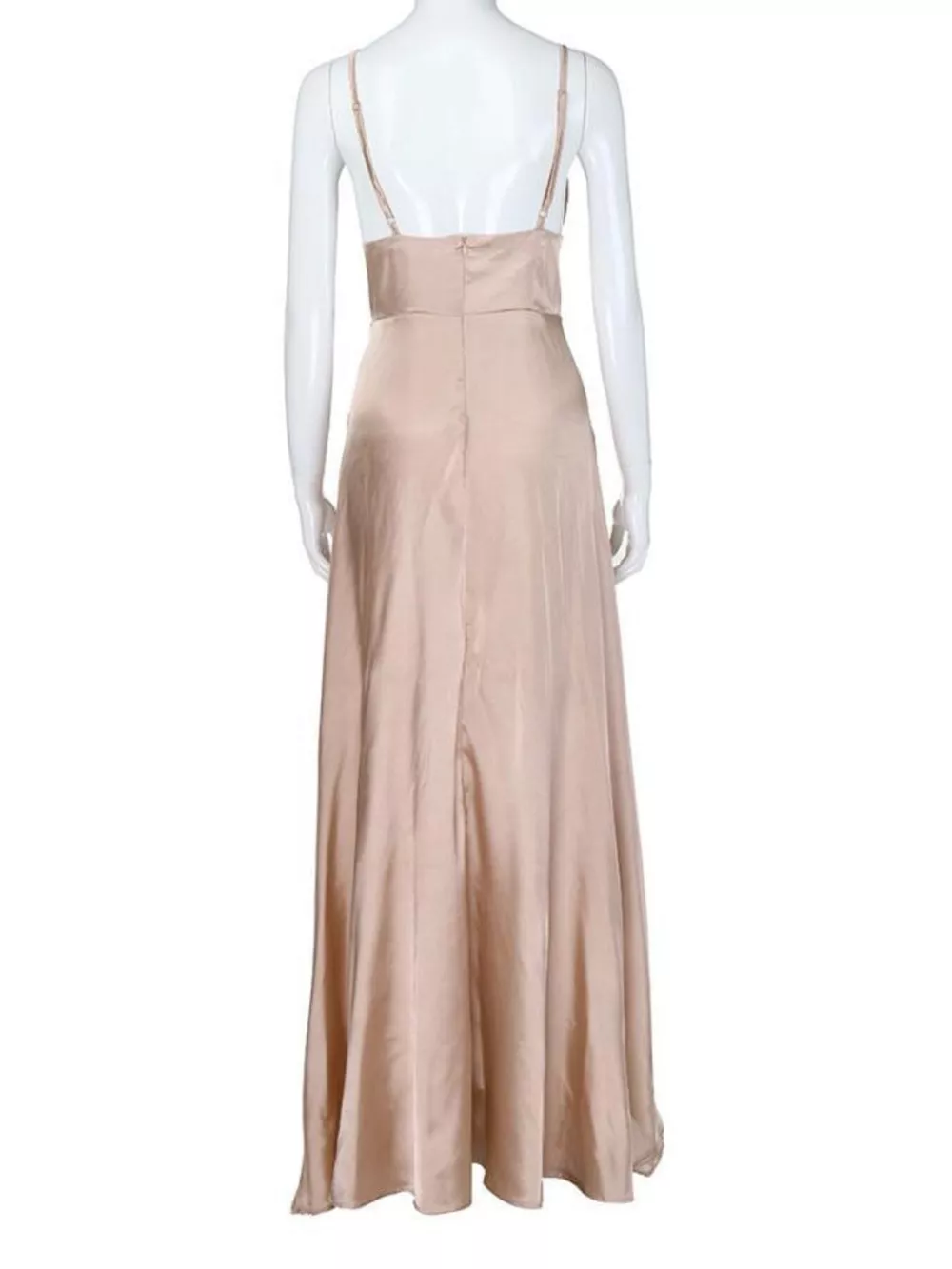High-Slit Spaghetti Strap Maxi Dress, image 3
