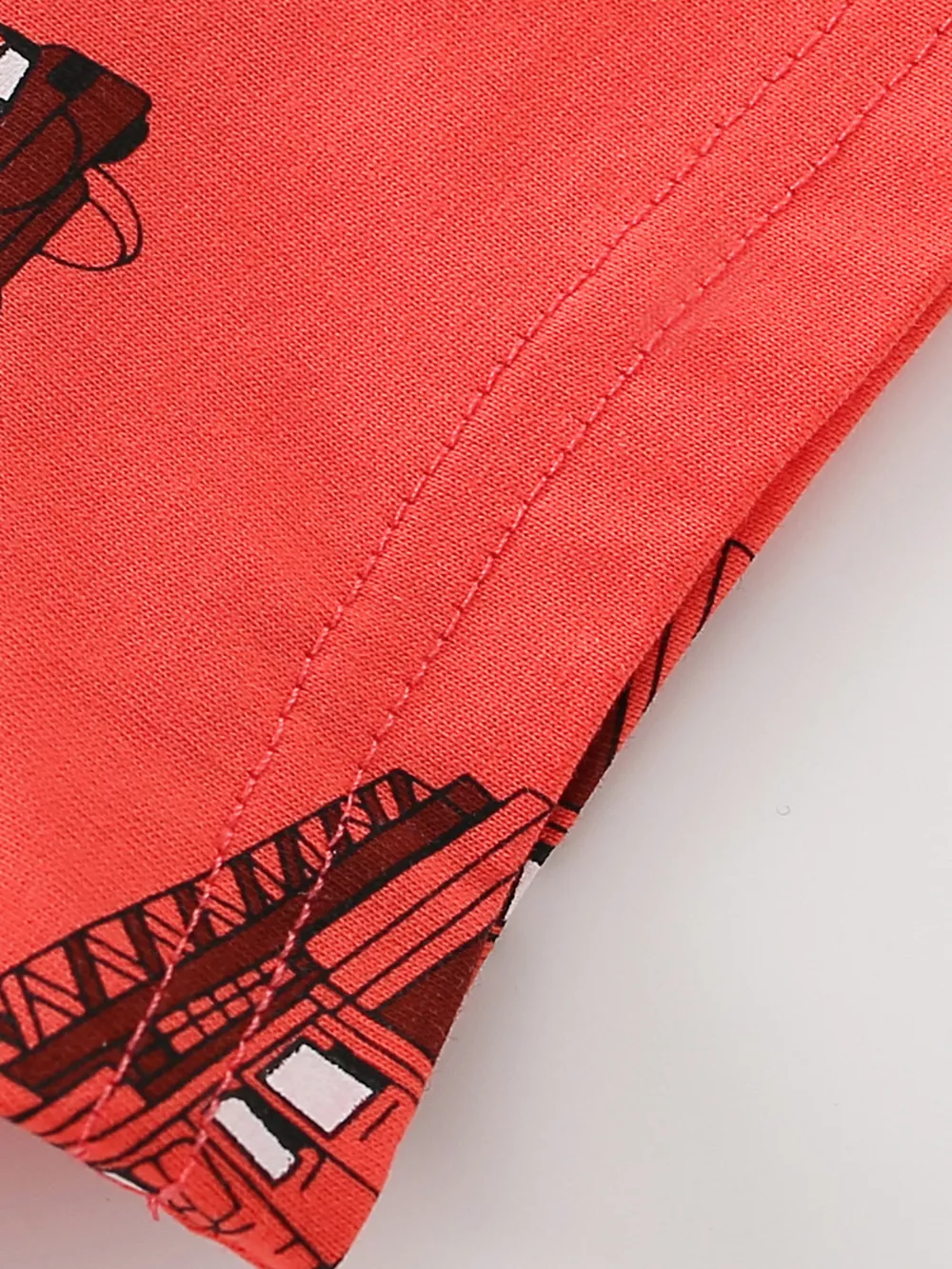 Children's Truck Print Crew Neck Short Sleeve T-Shirt, image 4