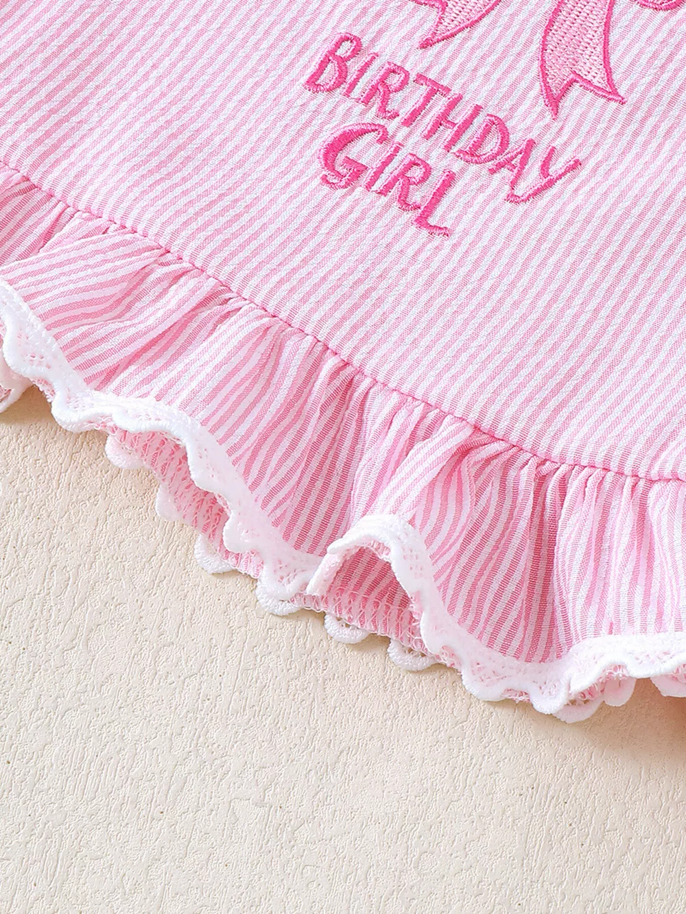 Children's Ruffled Hem Tank & Shorts Set, image 4