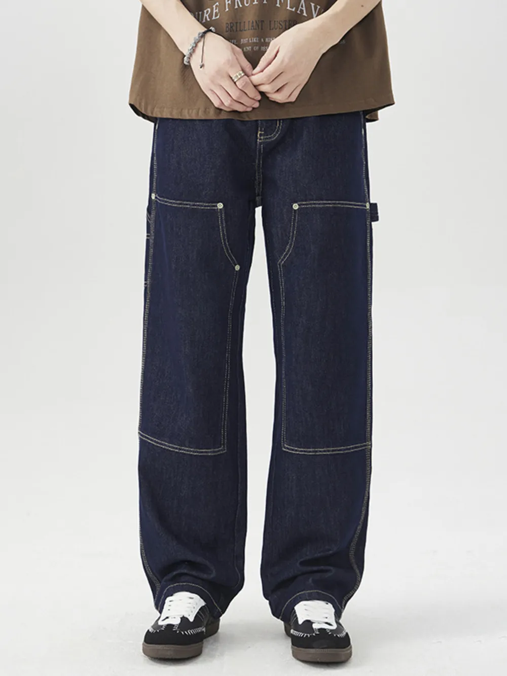 Men's Wide Leg Jeans, image 3