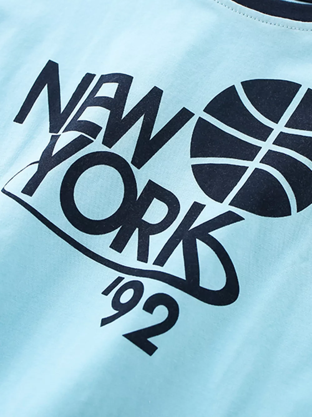 Children's New York Basketball Graphic Casual T-Shirt, image 3