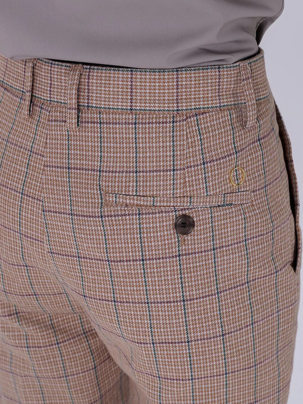 Men's Slim Fit Plaid Pants, image 6