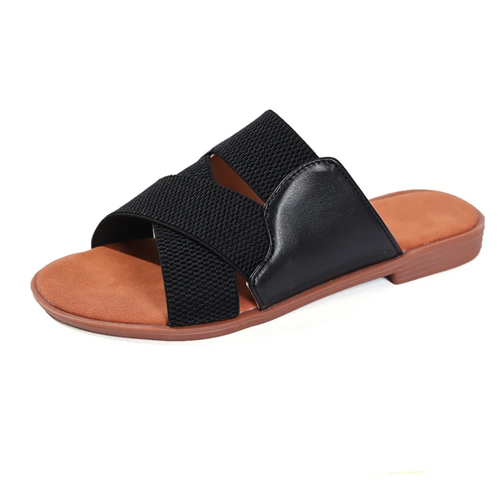Crossover Strap Comfortable Sandals, image 4