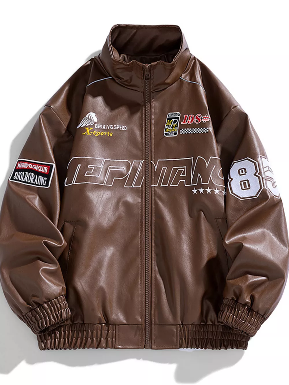 Men's Plus Size Zip Up Long Sleeve Jacket, image 4