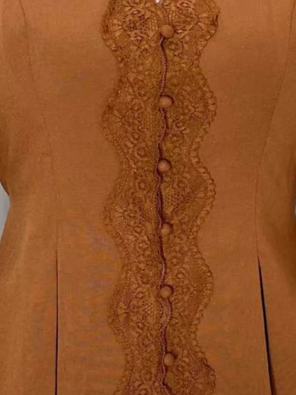 Lace Detail Balloon Sleeve Blouse, image 4