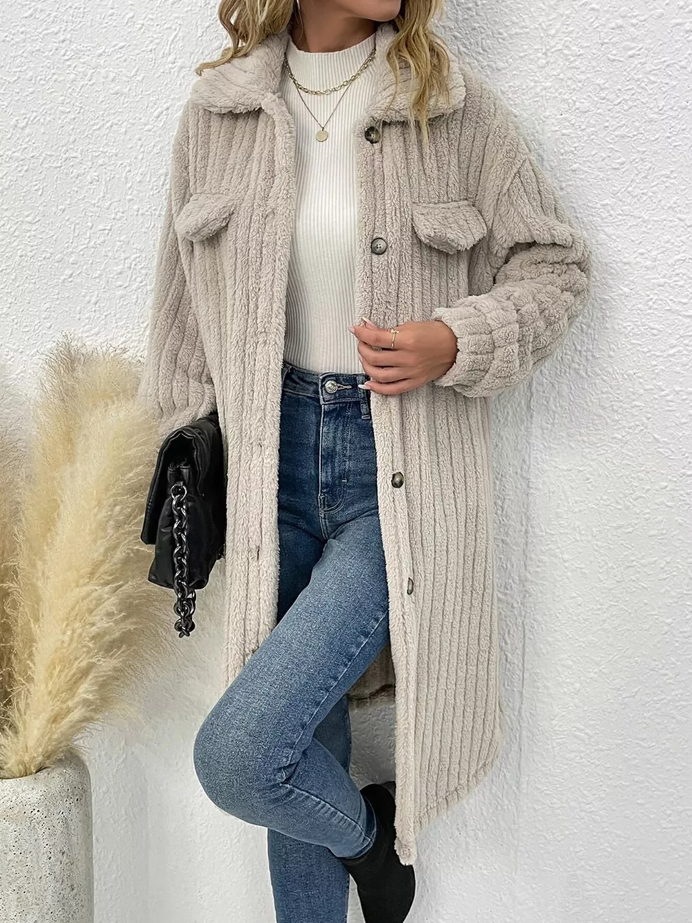 Button-Down Longline Outerwear, image 5