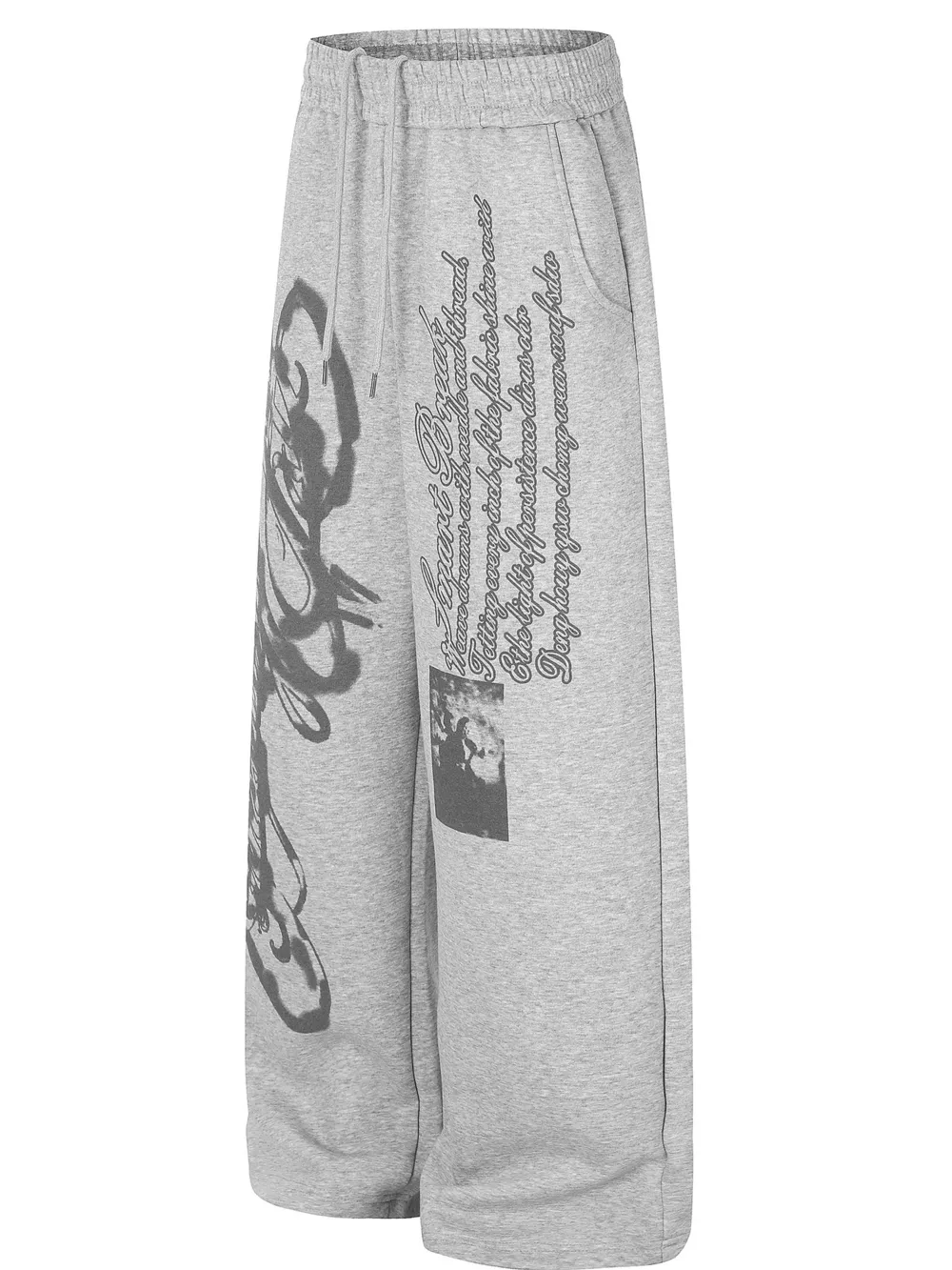 Men's Wide-Leg Sweatpants, image 2