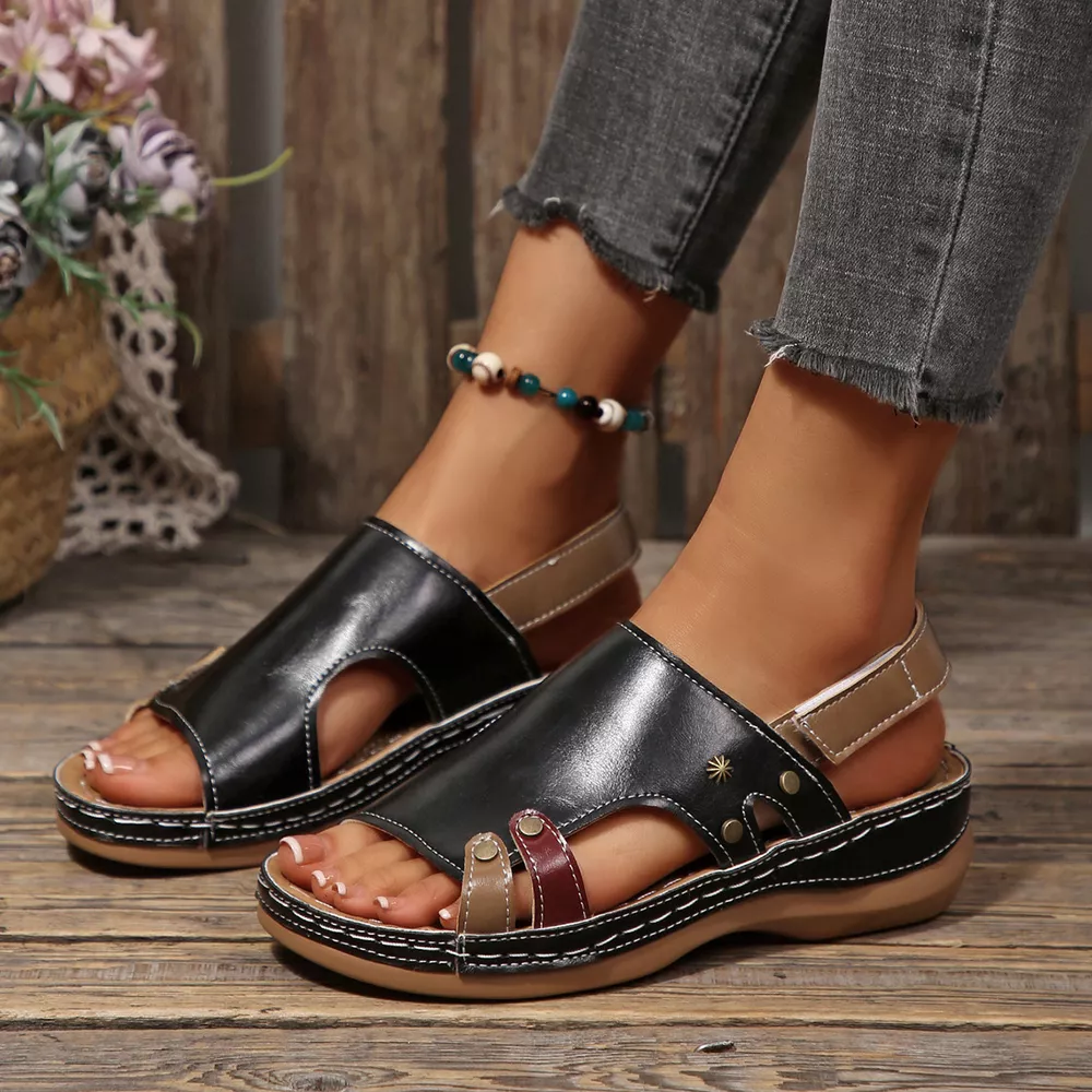Open Toe Flats Sandals