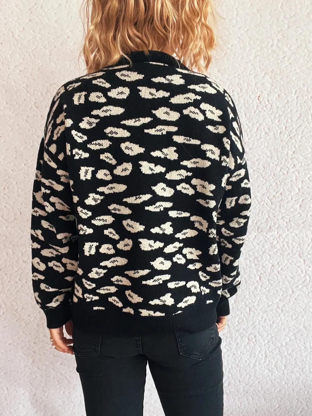 Mock Neck Long Sleeve Sweater, image 5