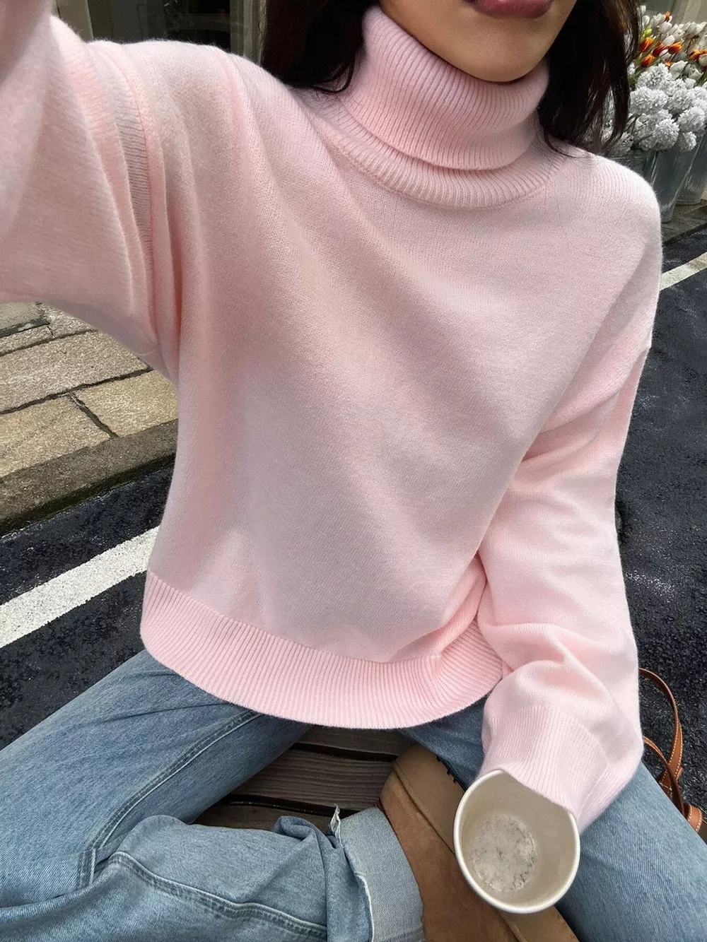 Turtleneck Long Sleeve Sweater, image 8